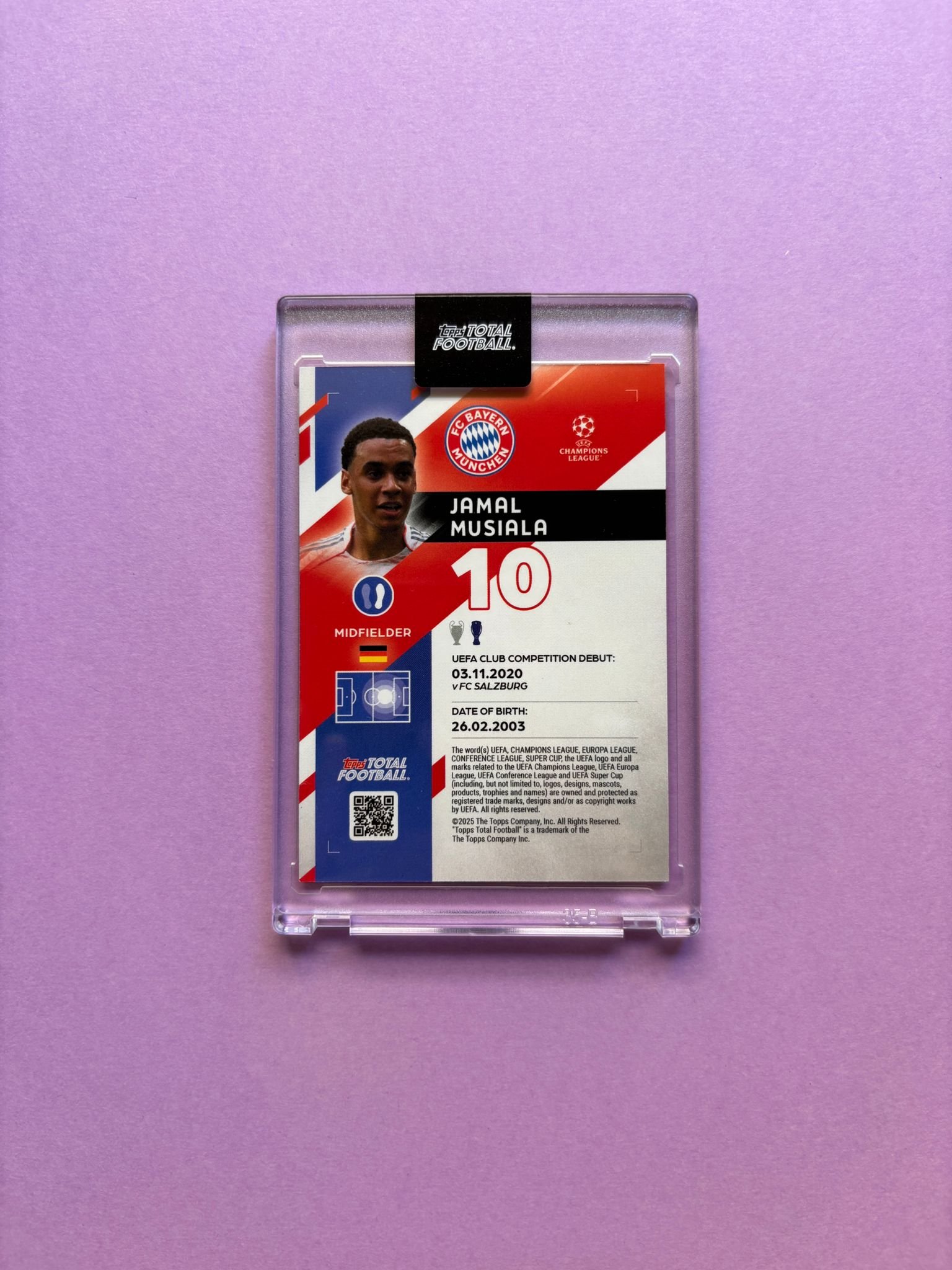 Jamal Musiala 4/99 Ttf Base Set 2025/2026 - Image 3