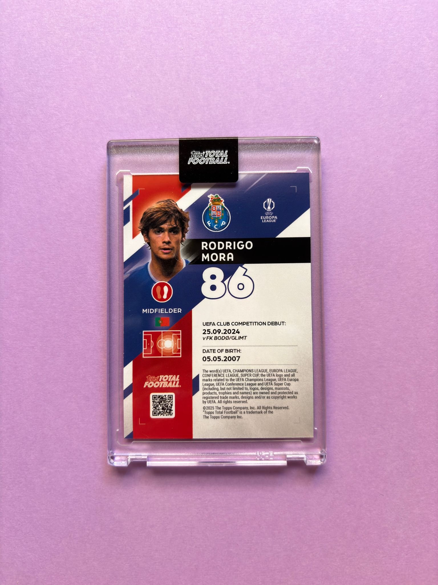 Rodrigo Mora 9/99 Ttf Base Set 2025/2026 - Image 3