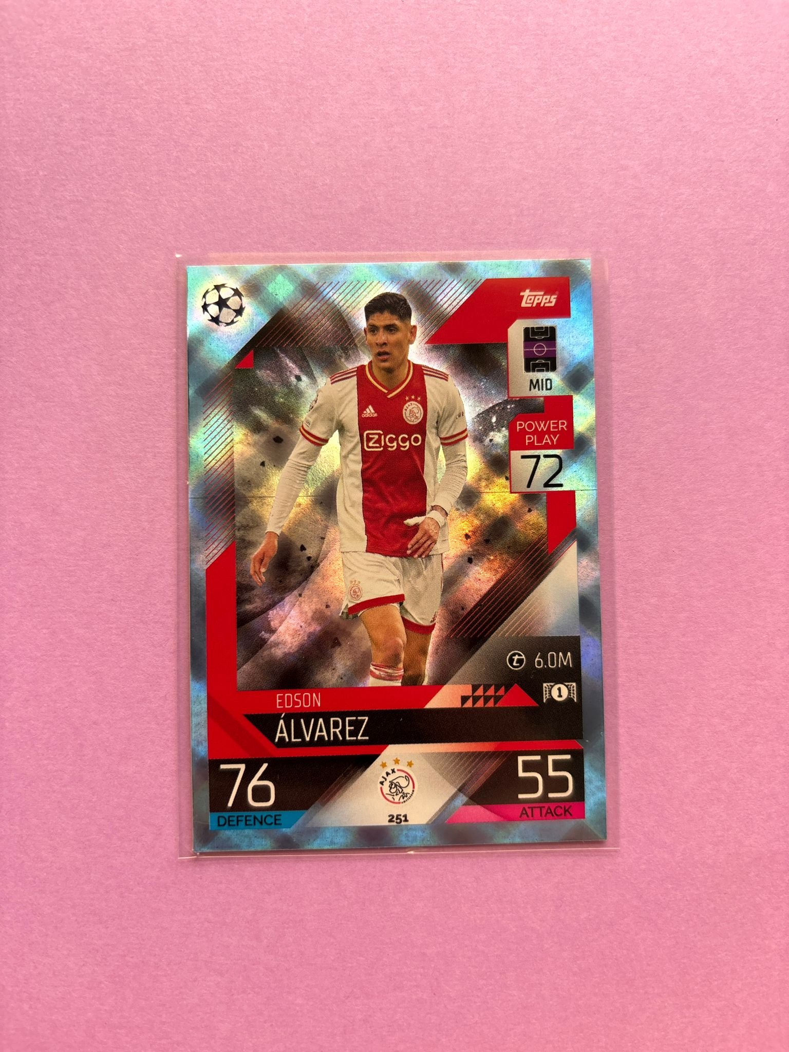 Edson Álvarez Crystal Topps Match Attax Uefa Club Competitions 2022/2023