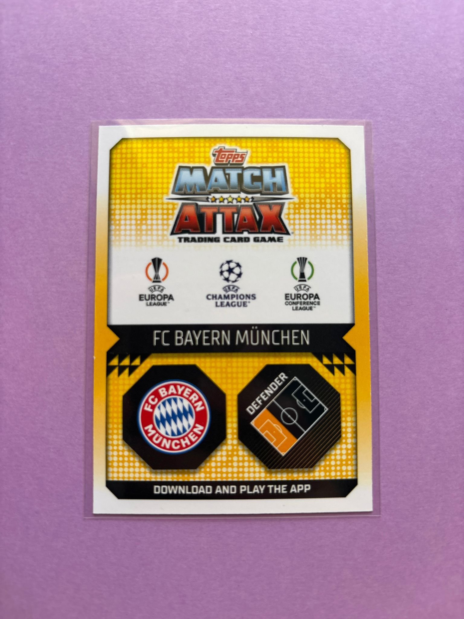 Alphonso Davies Crystal Topps Match Attax Uefa Club Competitions 2022/2023 - Image 2