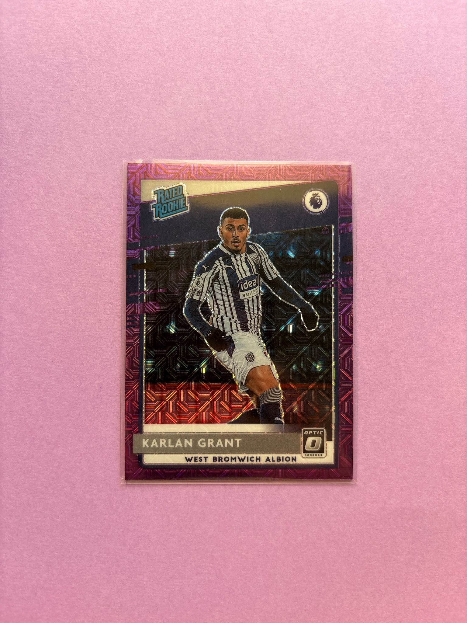 Karlan Grant Purple Mojo Panini Chronicles - Optic Rated Rookies Premier League 2020/2021