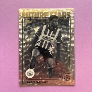 ISAAC BABADI (FT) 131/150 ICY BLACK & WHITE TOPPS UEFA CLUB COMPETITIONS 2024/2025