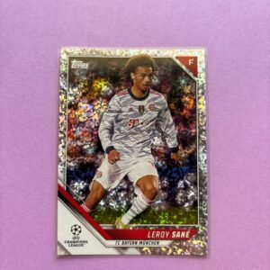 LEROY SANÉ SPECKLE REFRACTOR TOPPS CHROME UCL 2021/2022