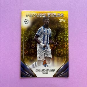 Mohamed-Ali Cho (Ft) Gold Starball Topps Chrome UCC 2023/2024