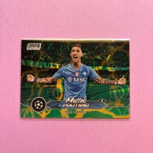 Matteo Politano Aqua Green 77/125 Topps Stadium Chrome 2023/2024