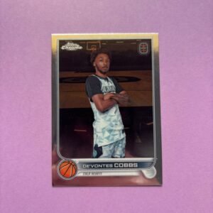 DE'VONTES COBBS (RC) BASE TOPPS CHROME OTE OVERTIME ELITE 2022/2023