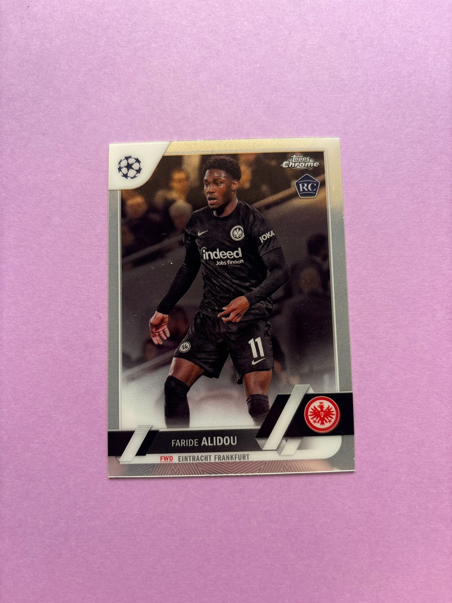 Faride Alidou Base Topps Chrome Uefa Club Competitions 2022/2023