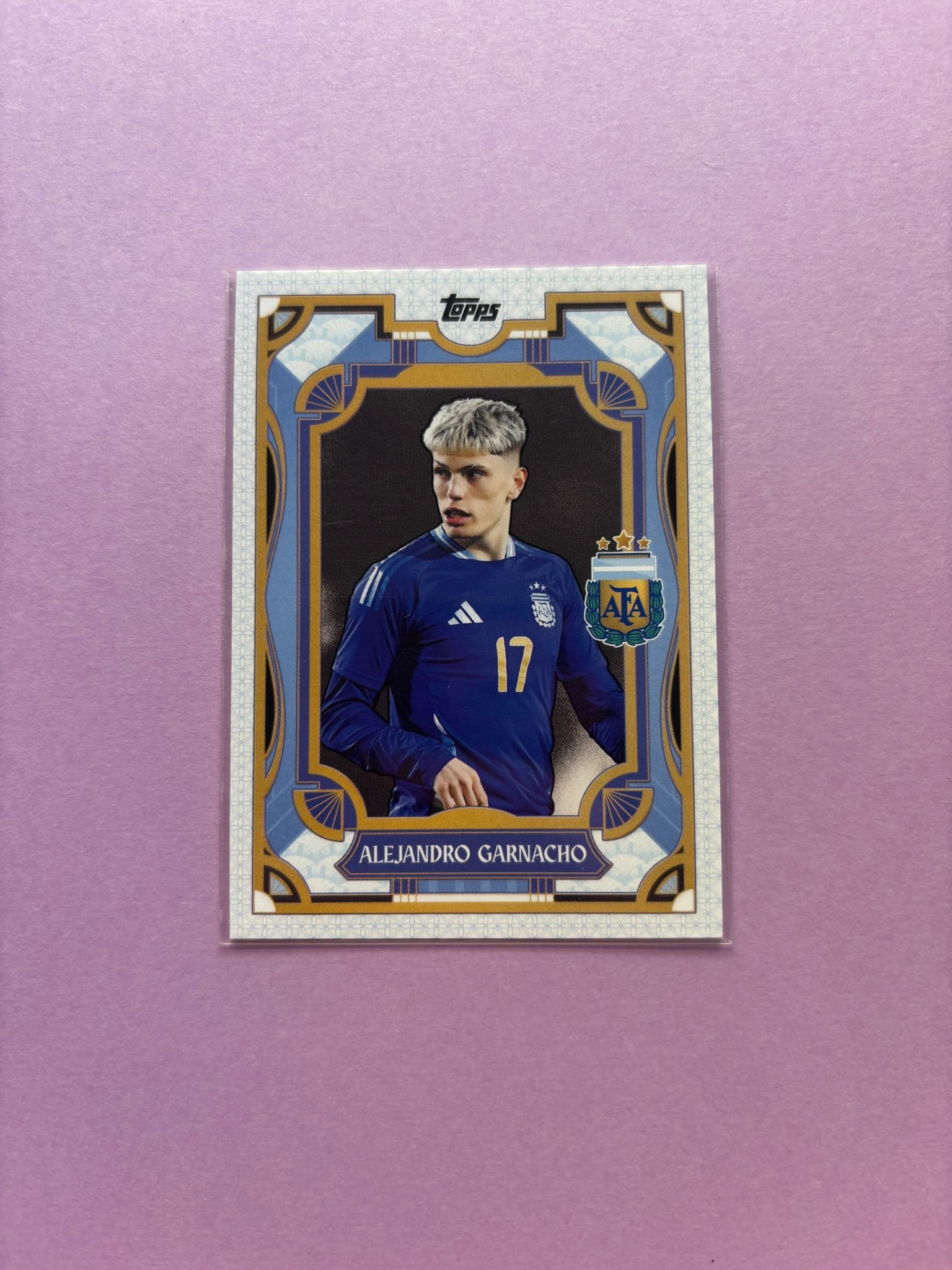 Alejandro Garnacho Tango Topps Argentina Team Set 2024/2025