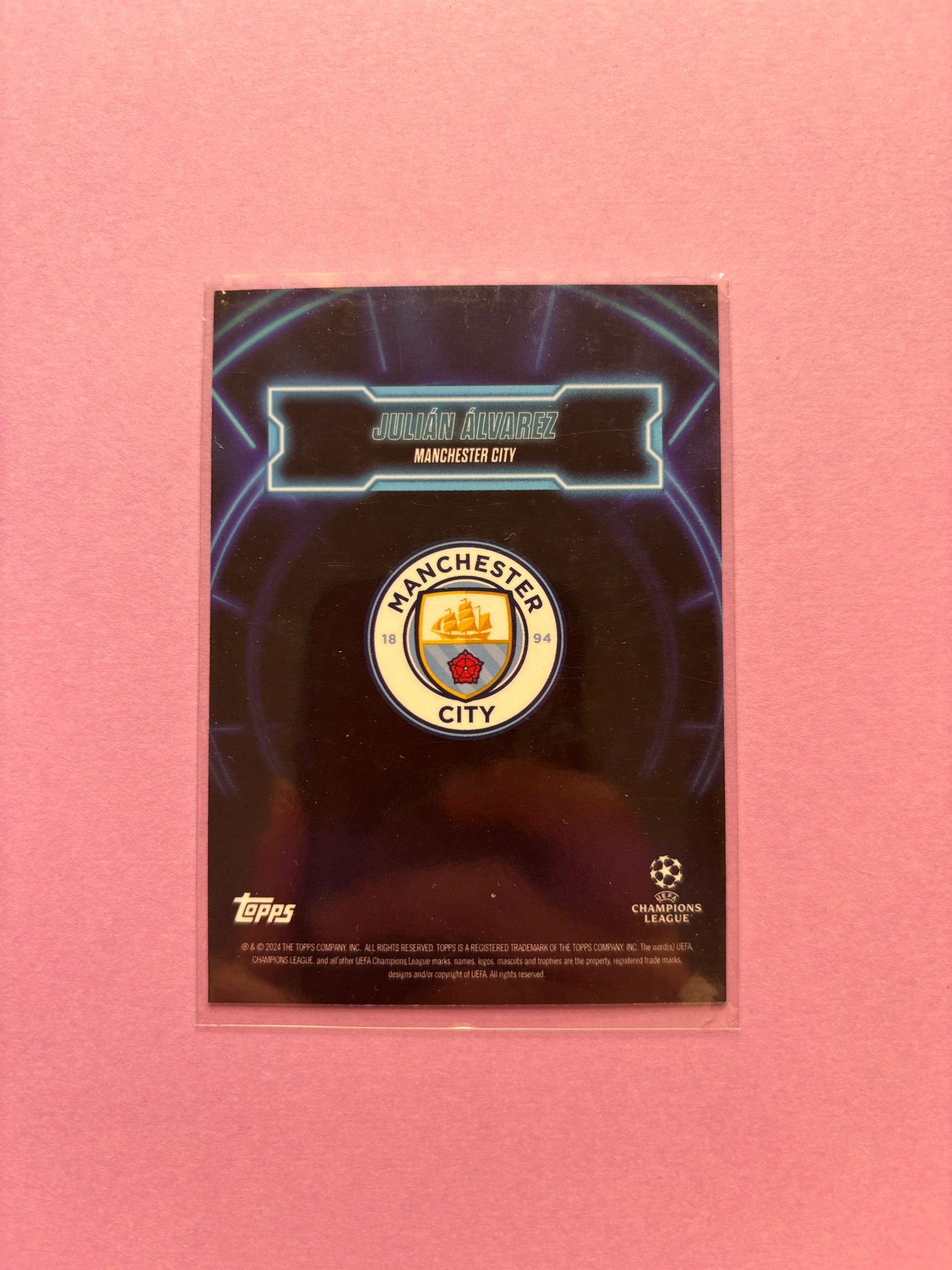 Julián Álvarez Show Up Topps Showtime 2023/2024 - Imagen 2