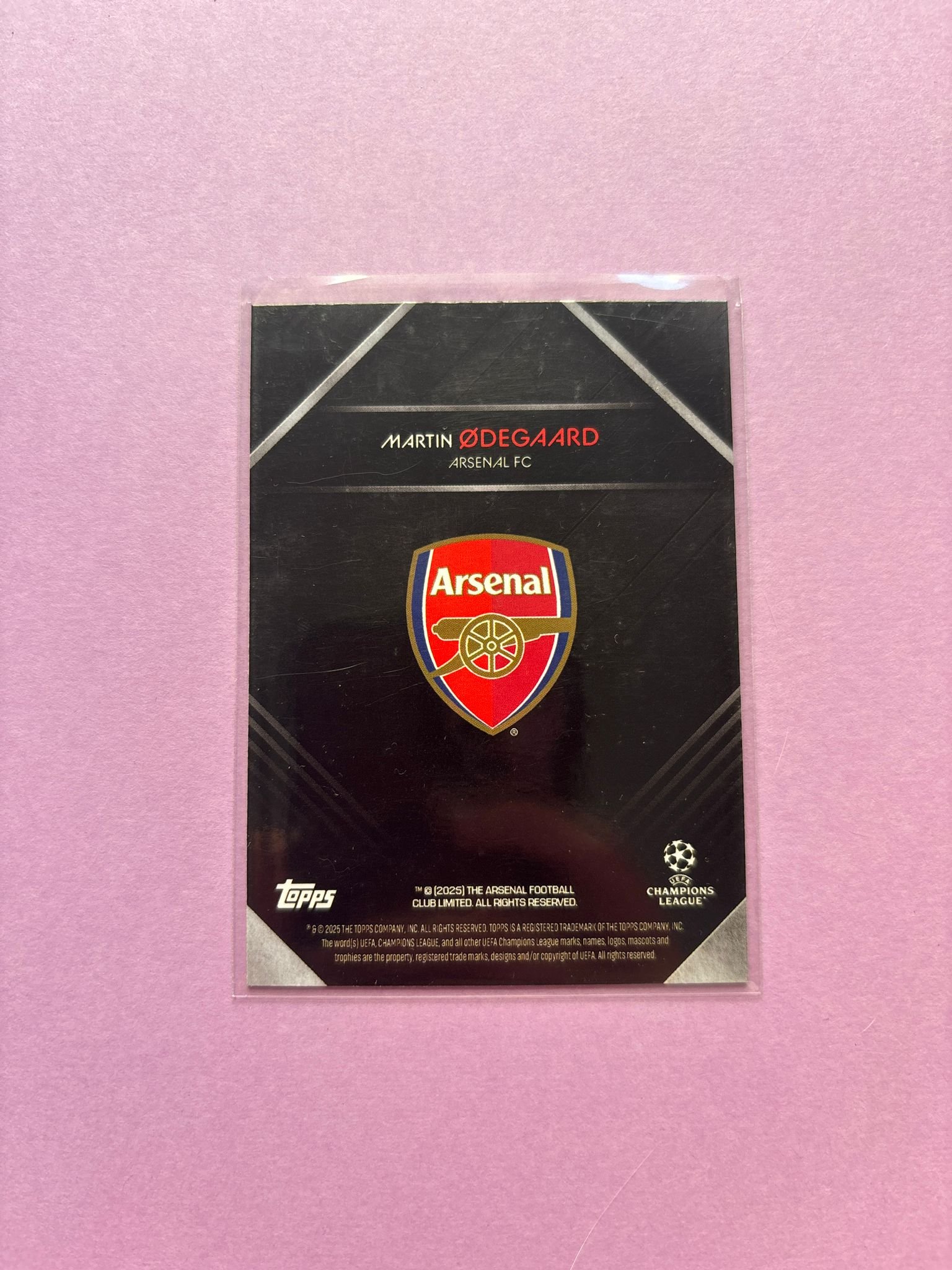 Martin Ødegaard Base Topps Uefa Club Competitions Knockout 2024/2025 - Image 2