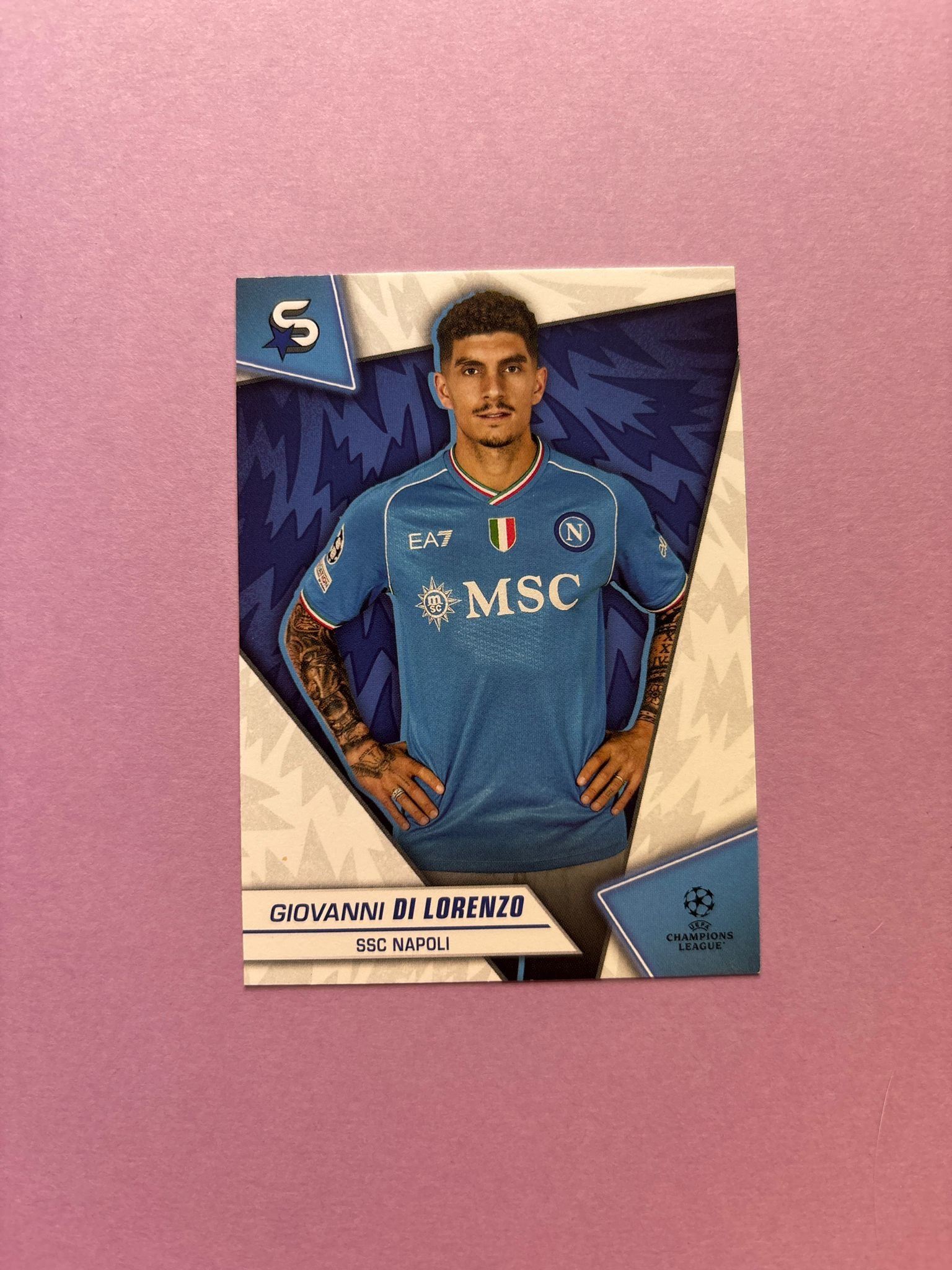 Giovanni Di Lorenzo Base Topps Uefa Club Competitions Superstars 2023/2024