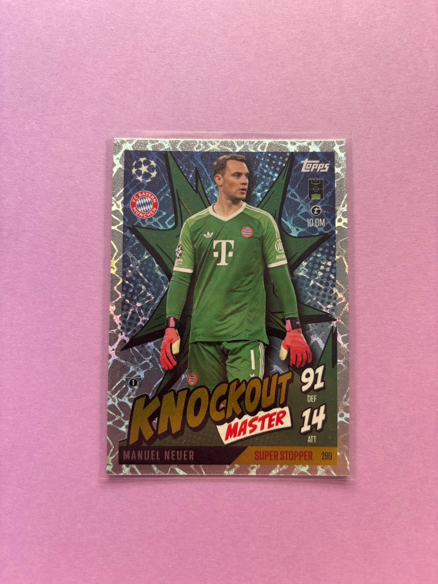 Manuel Neuer Knockout Master Topps Match Attax Extra 2024/2025