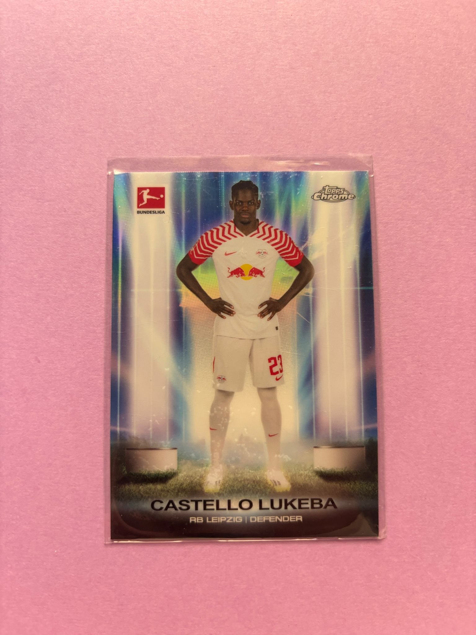 Castello Lukeba Base Topps Chrome Bundesliga 2023/2024