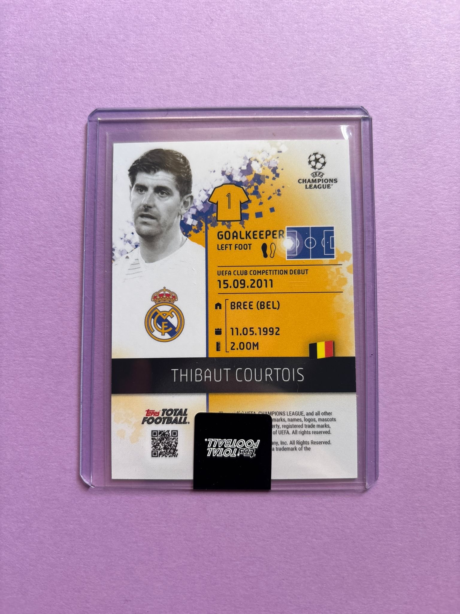 Thibaut Courtois 48/99 Ttf Base Set 2024/2025 - Imagen 3