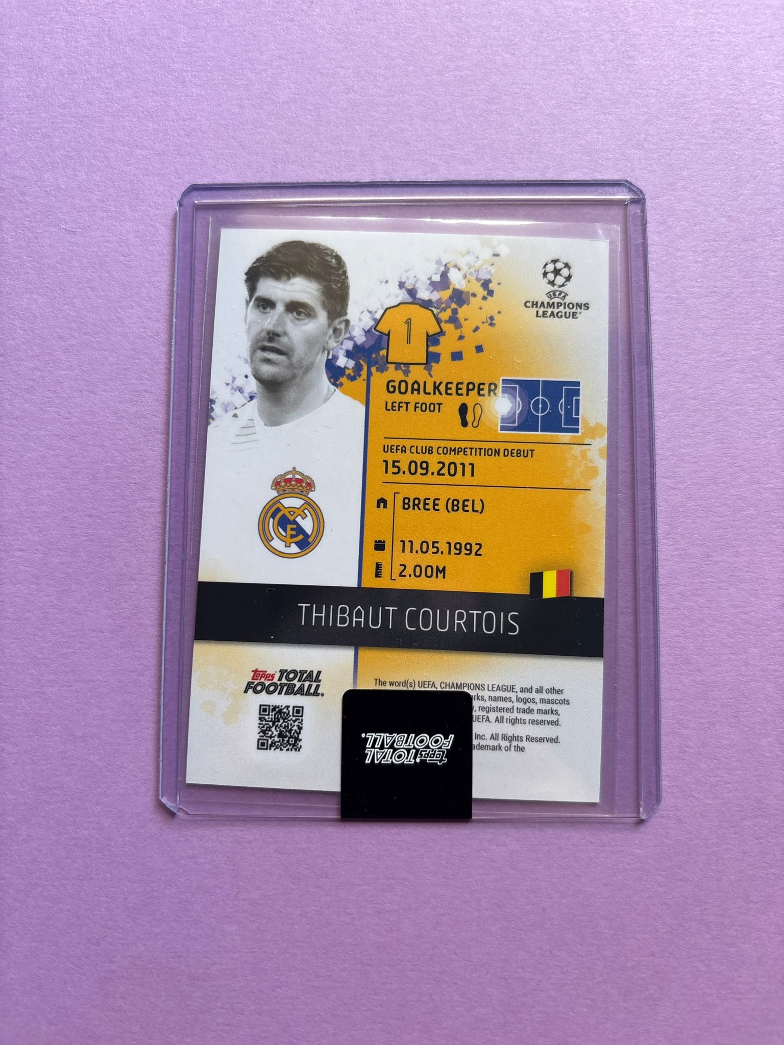 Thibaut Courtois 51/99 Ttf Base Set 2024/2025 - Imagen 3