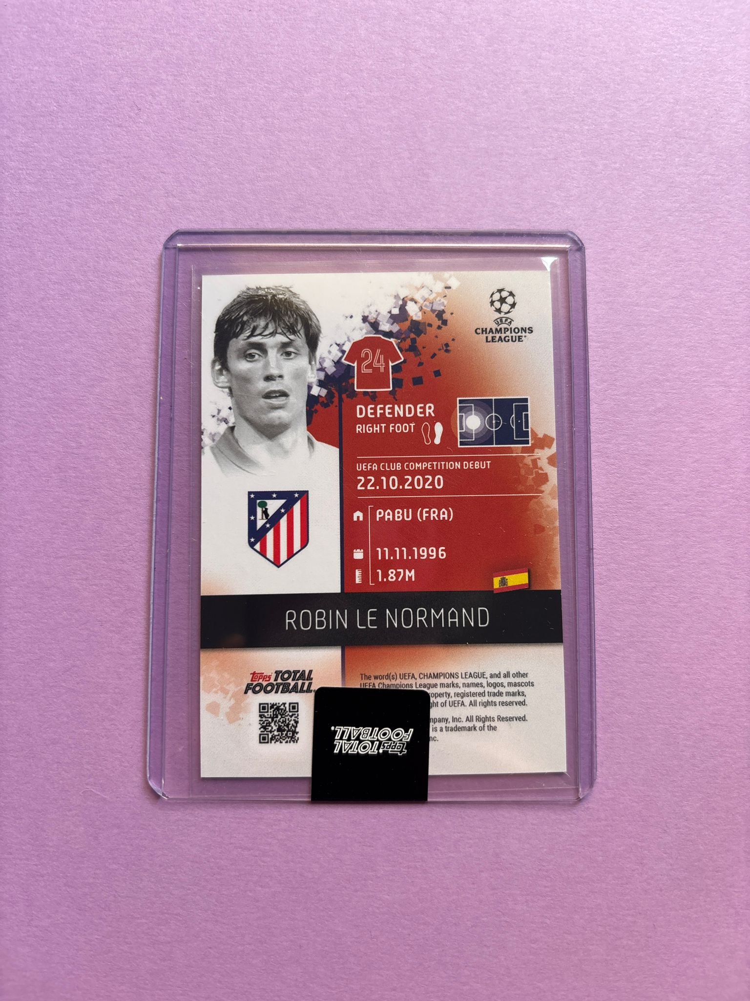 Robin Le Normand 27/99 Ttf Base Set 2024/2025 - Image 3
