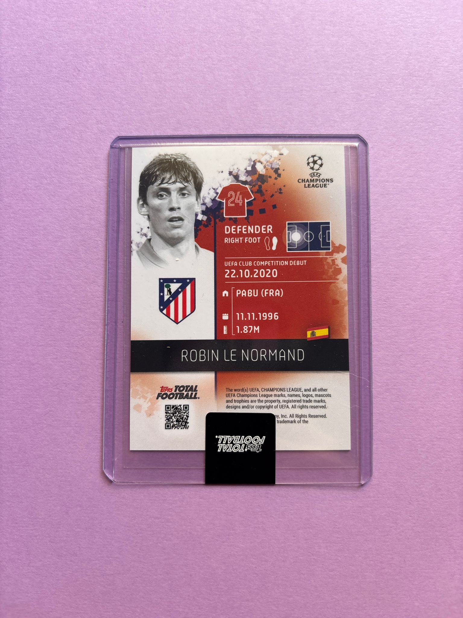 Robin Le Normand 28/99 Ttf Base Set 2024/2025 - Imagen 3