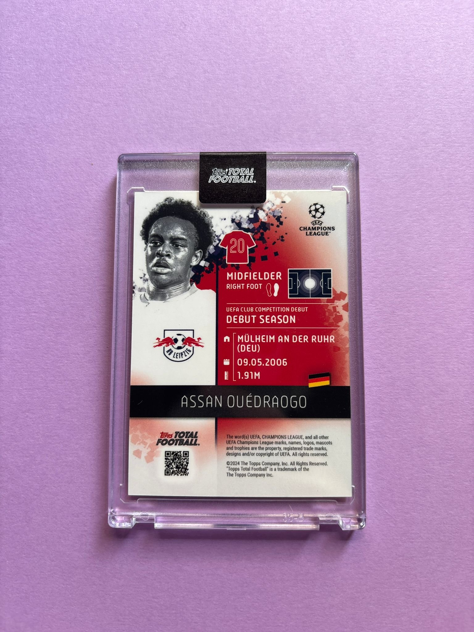 Assan Ouédraogo 10/50 Ttf Pro Pass 2024/2025 - Image 3