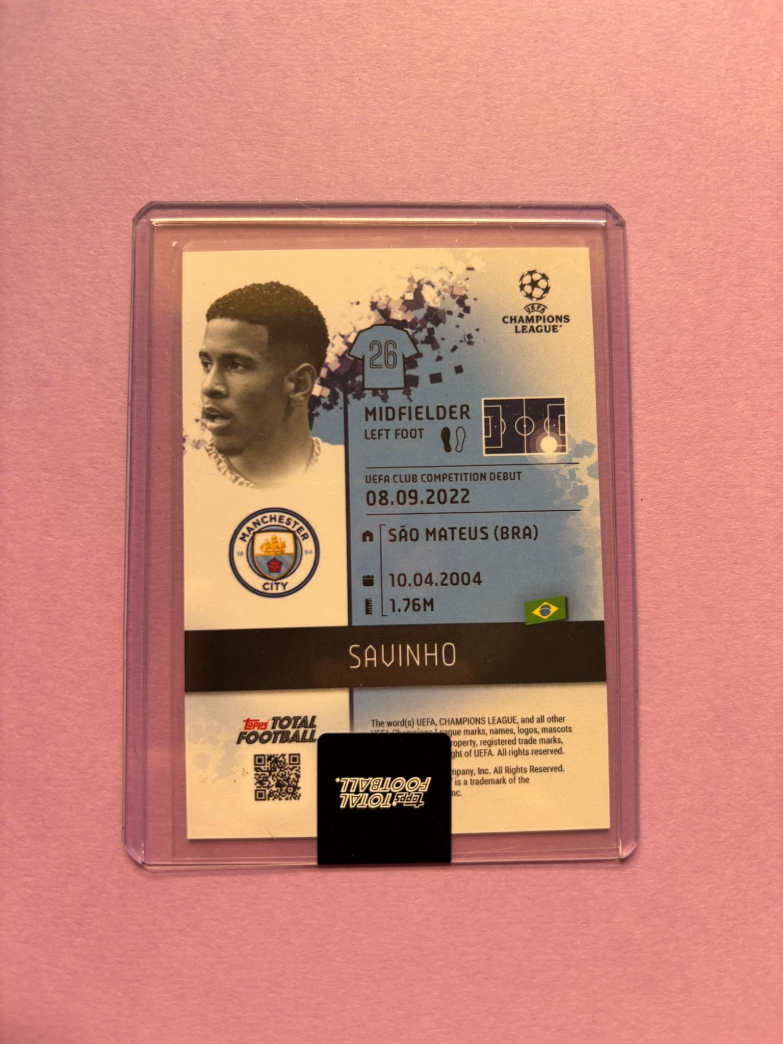 Savinho 45/99 Base Ttf Base Set 2024/2025 - Image 3