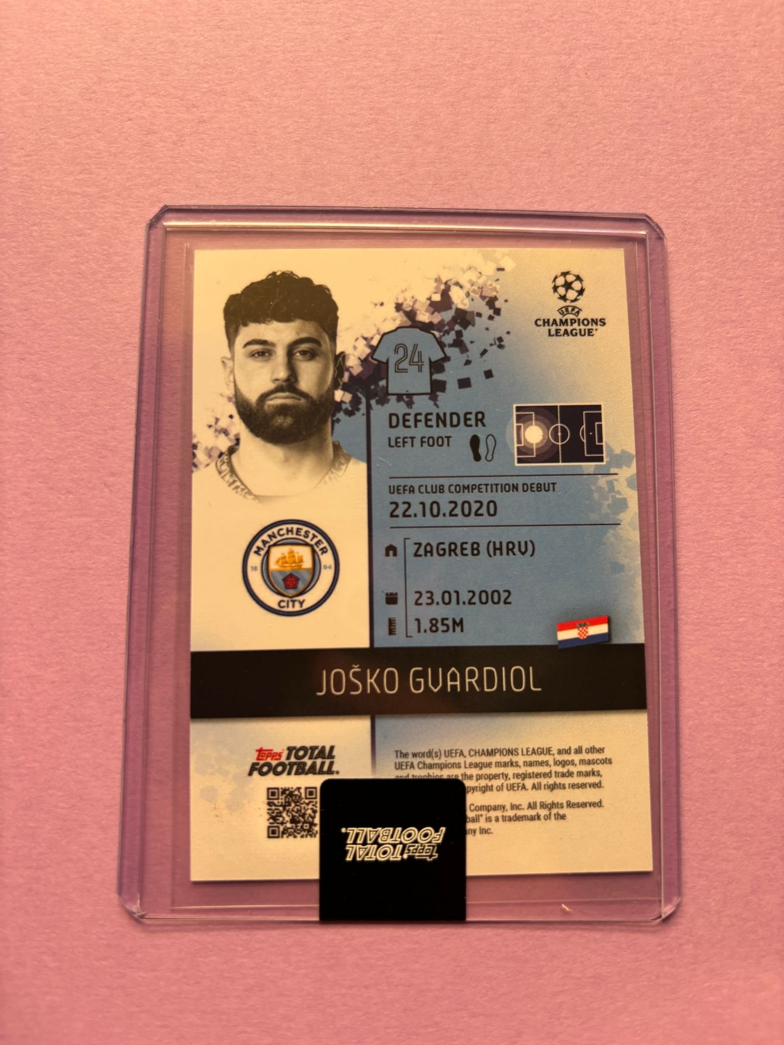 Joško Gvardiol 90/99 Base Ttf Base Set 2024/2025 - Image 3