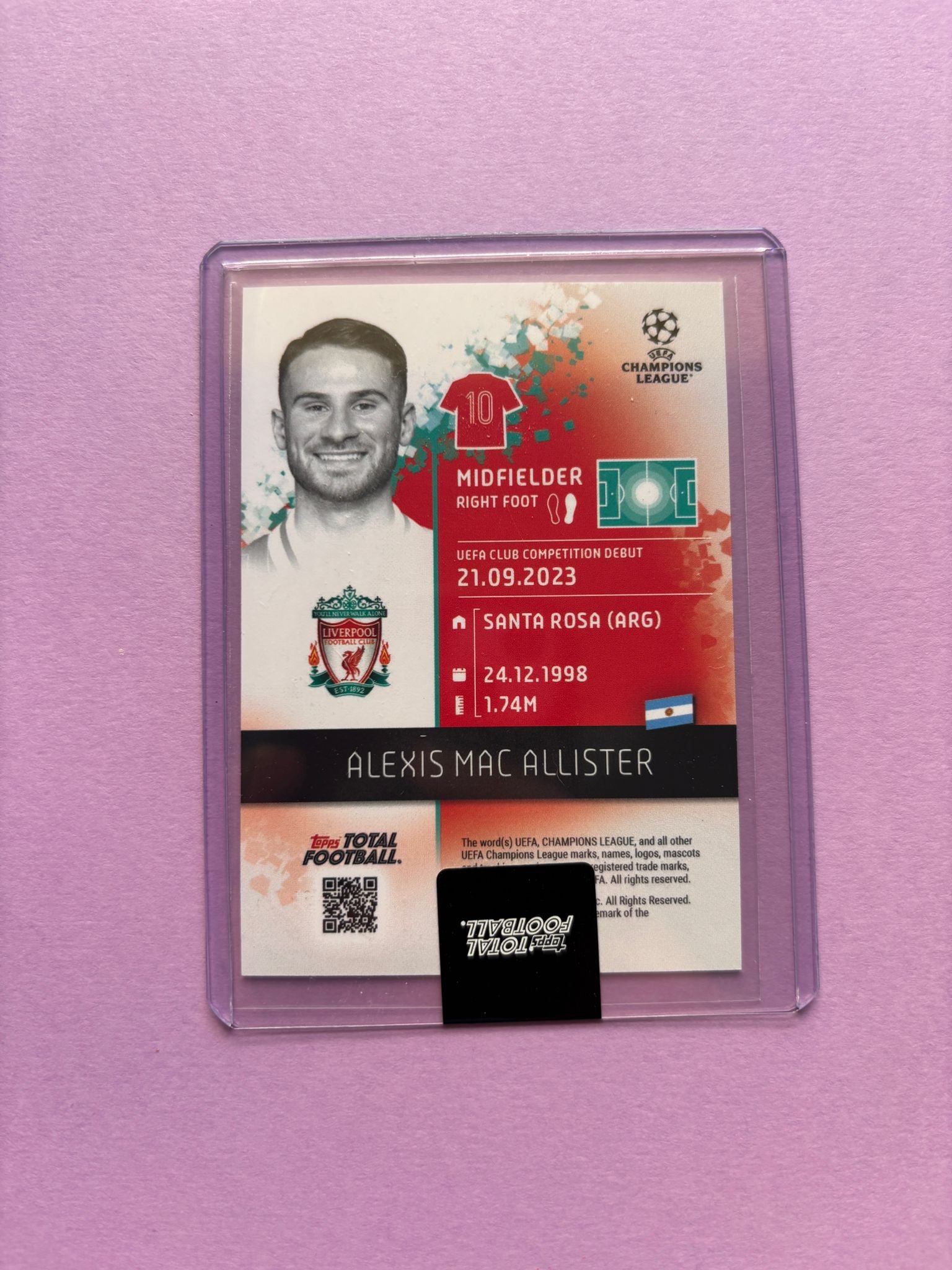 Alexis Mac Allister 82/99 Ttf Base Set 2024/2025 - Image 3