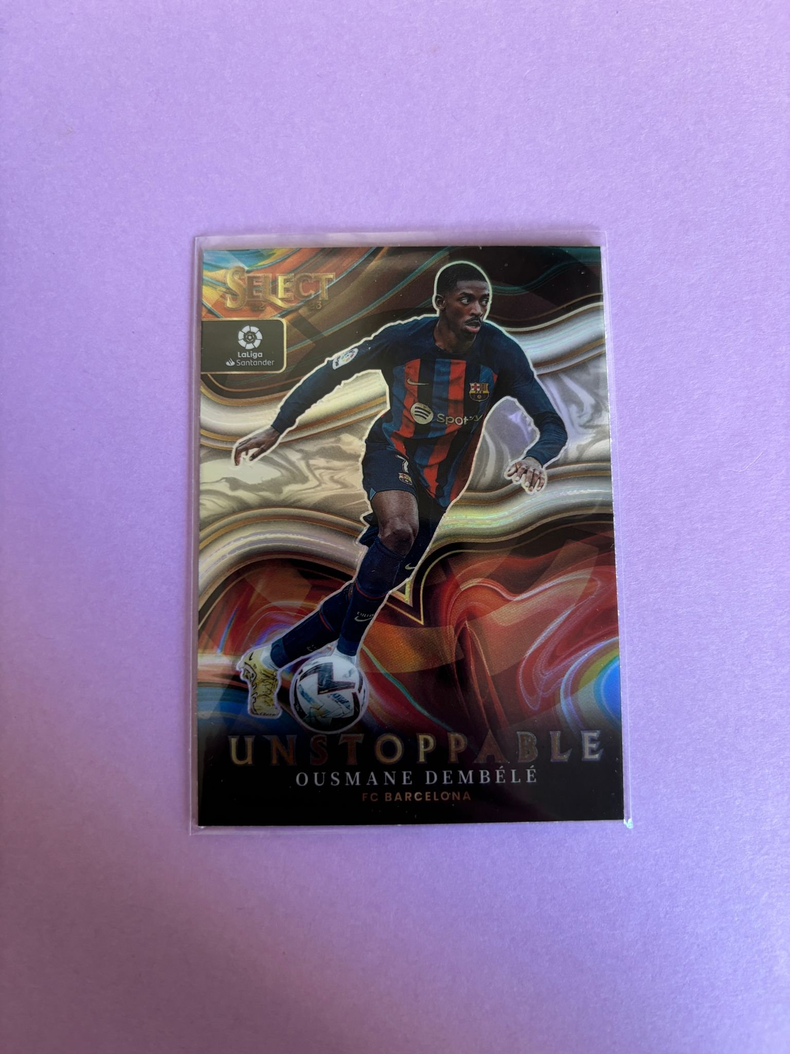 Ousmane Dembélé Unstoppable Panini Select La Liga 2022/2023