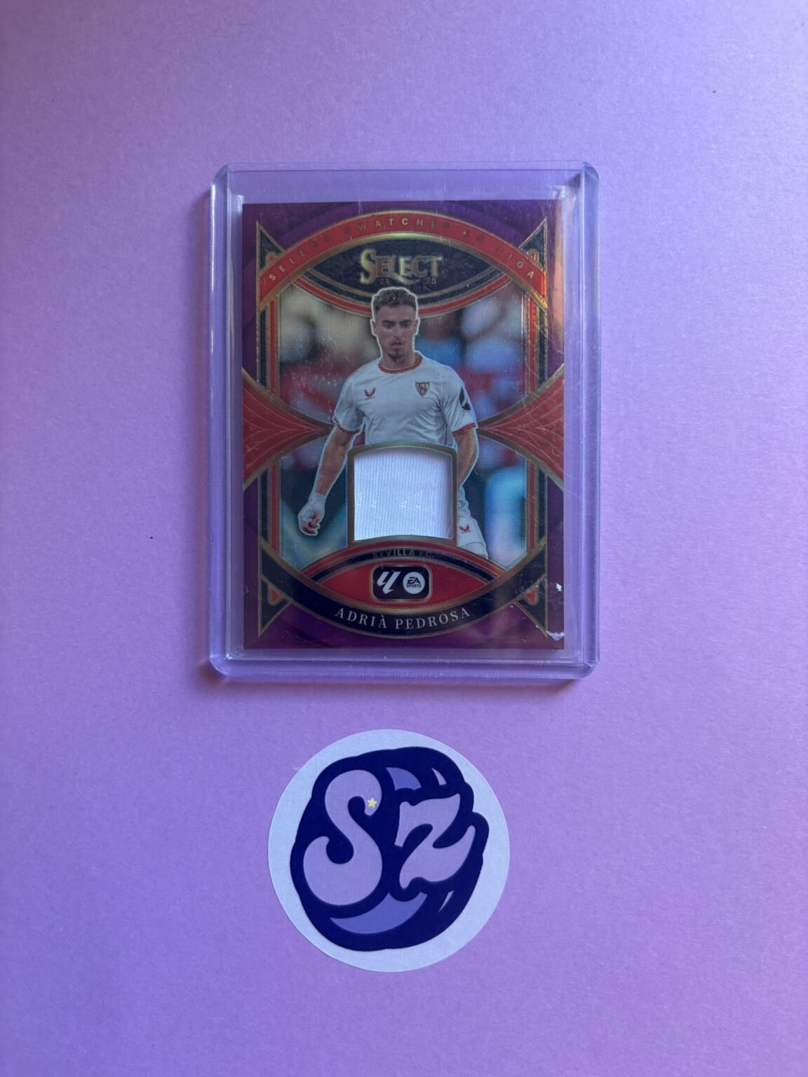 Adria Pedrosa Patch 40/49 Purple Panini Select 2024/2025