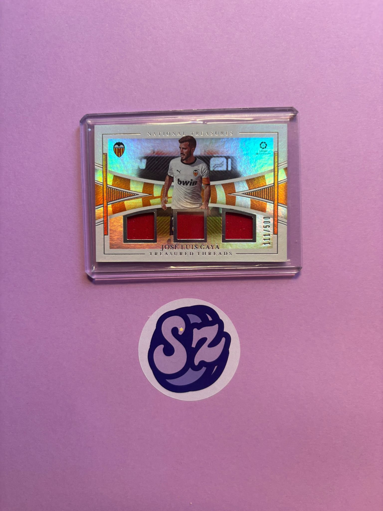 Gaya Triple Patch Player Worn 111/500 Panini Treasured Threads