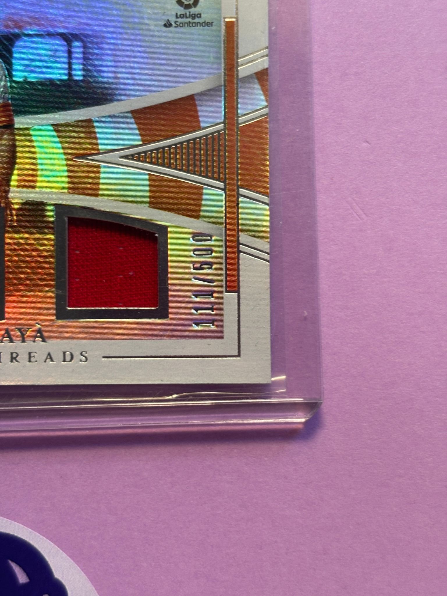 Gaya Triple Patch Player Worn 111/500 Panini Treasured Threads - Image 2