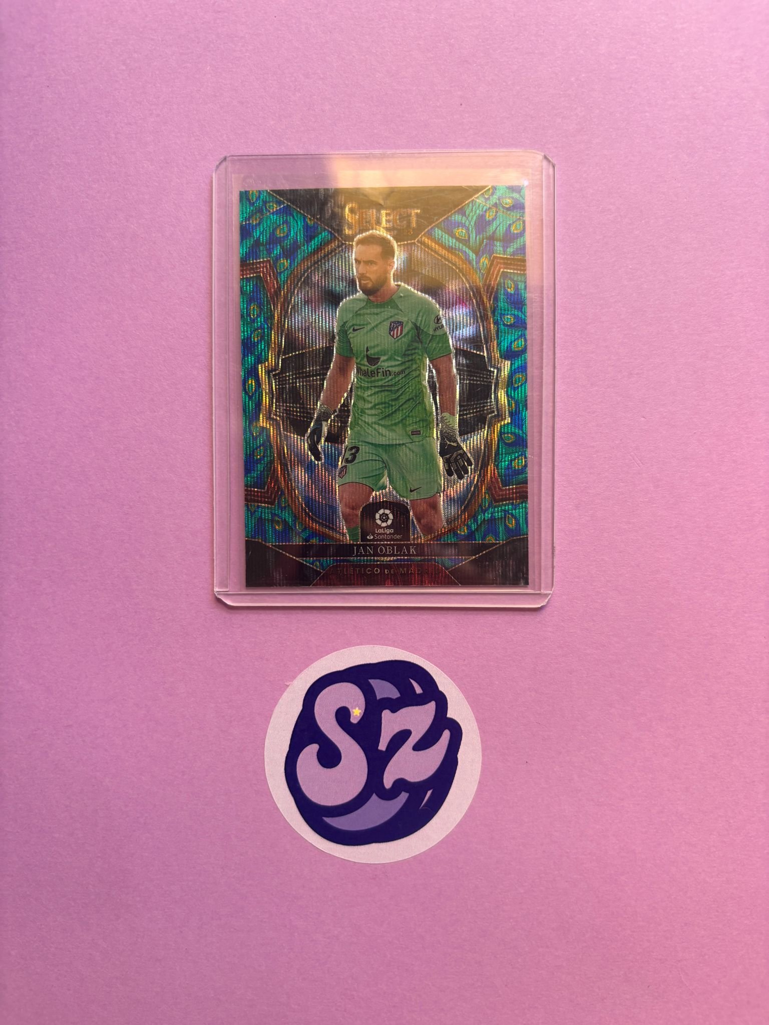 Jan Oblak Peacock Prizm Panini Select La Liga
