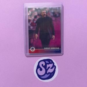 Cholo Simeone Pink 35/125 Topps Team Set Atletico de Madrid 2021/2022