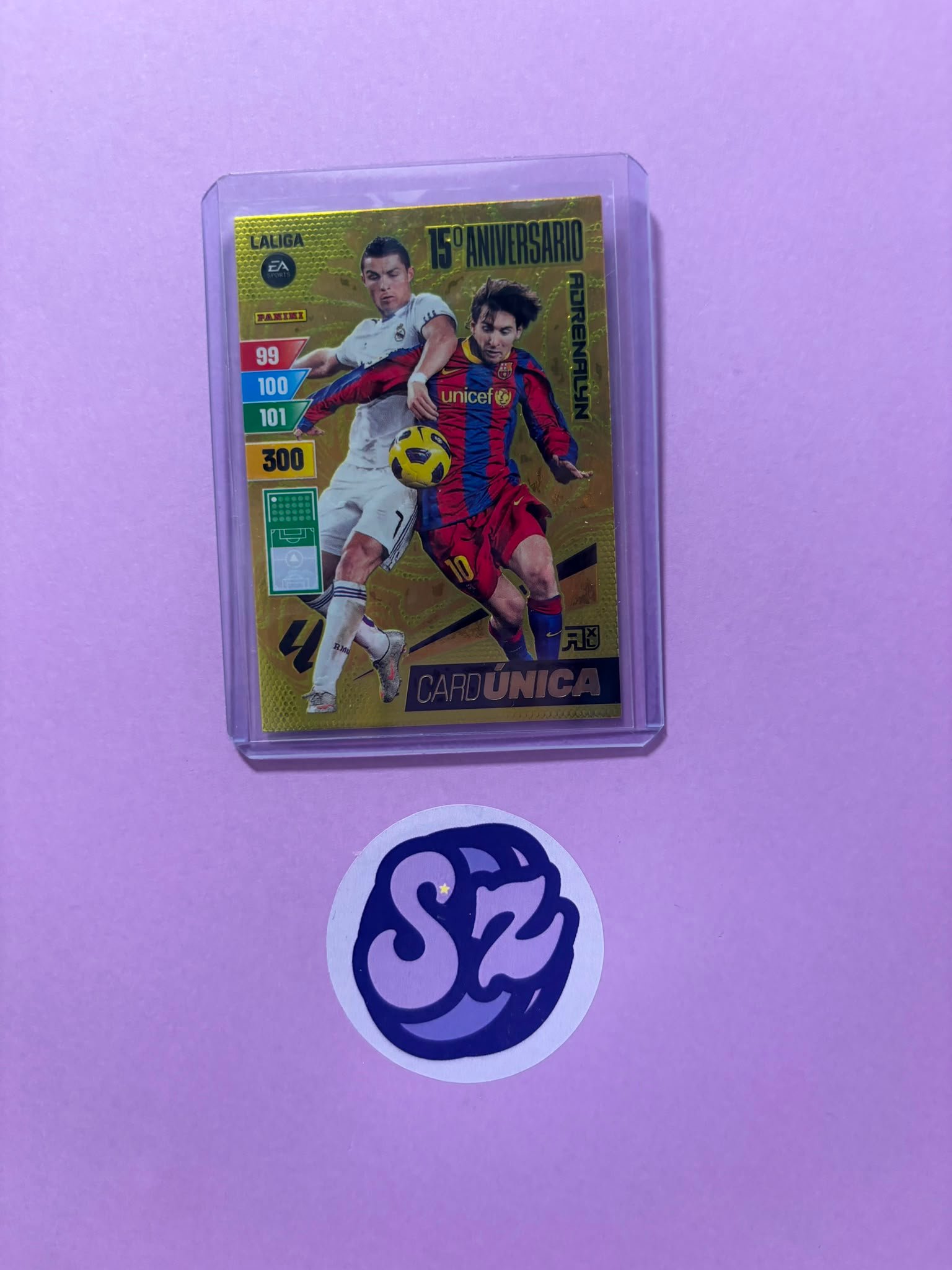 Messi Cristiano Ronaldo Card Unica Dream Box Adrenalyn Xl