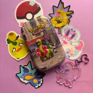 Minilata Ciudad Luminalia Meganium y Meowstic