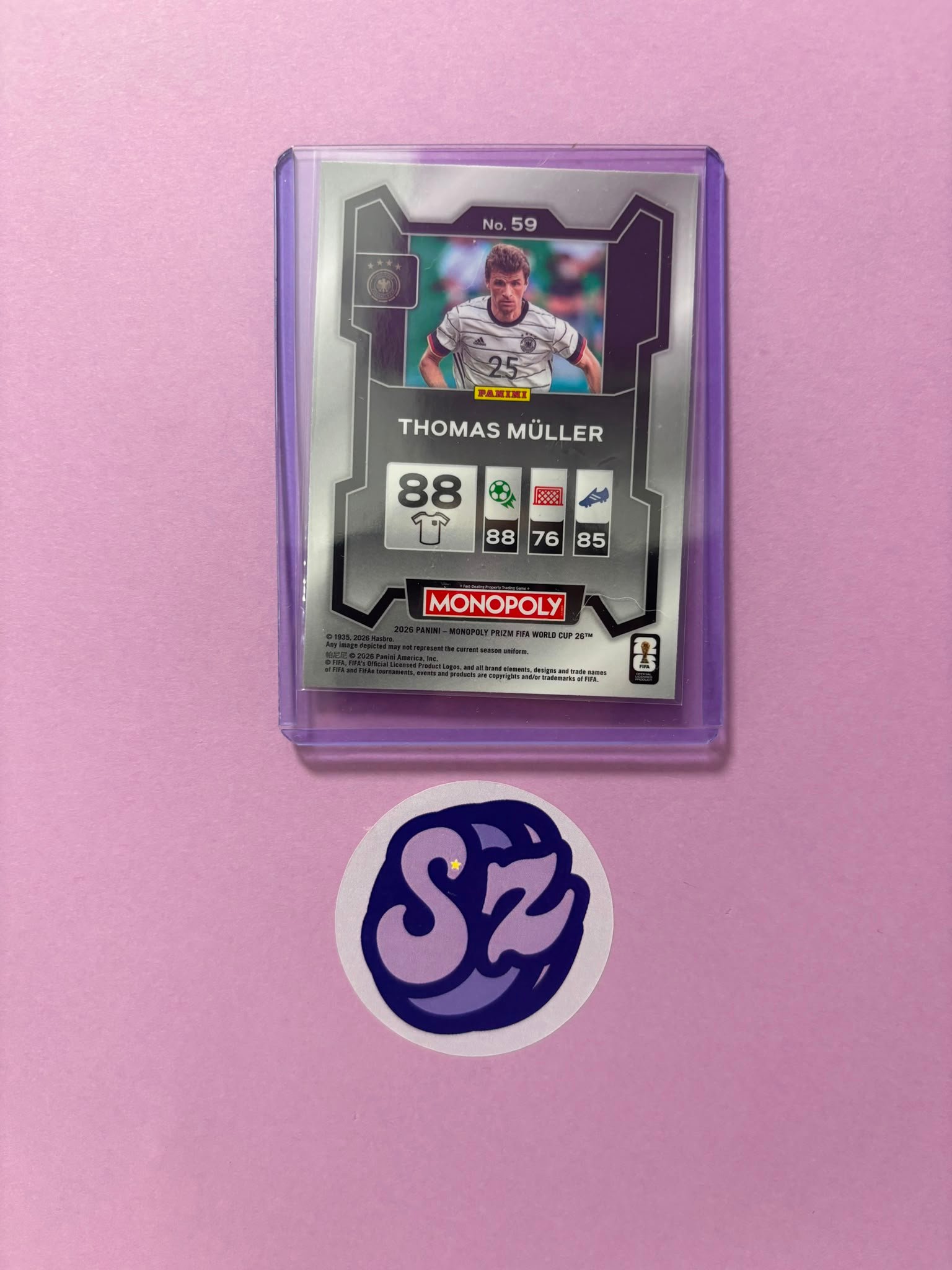Thomas Muller Base Monopoly Prizm World Cup - Imagen 2
