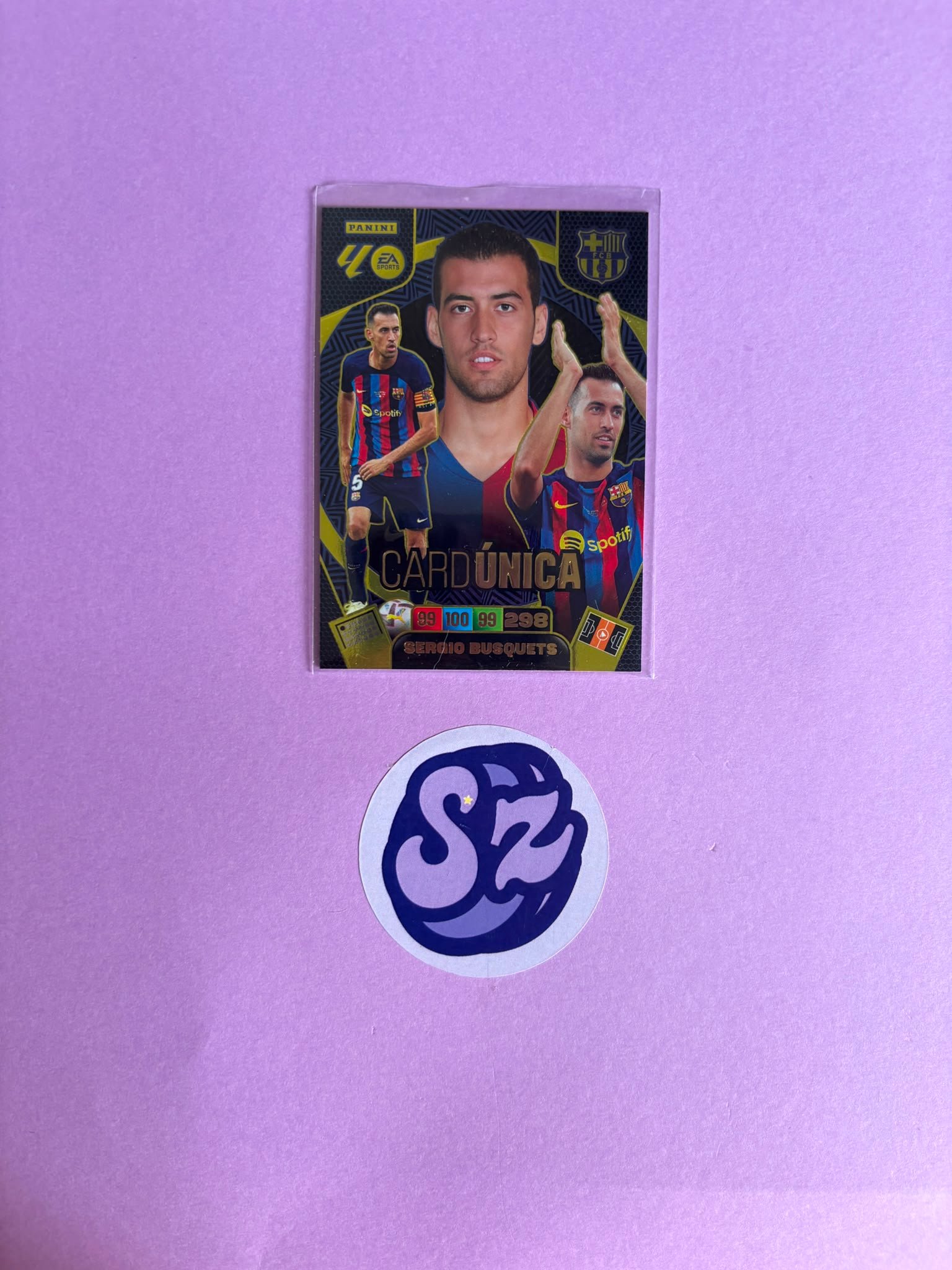 Sergio Busquets Card Unica Total Kings Adrenalyn Xl 2024/2025 (copia)