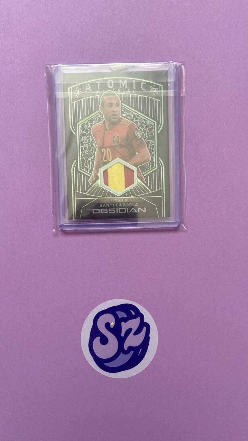 Santi Cazorla Patch 22/25 Obsidian Atomic Material 2020/2021